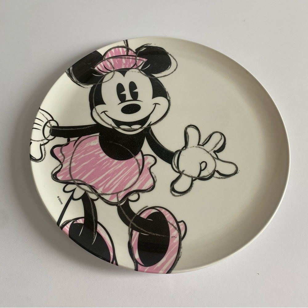 Zak Designs Disney Melamine Plates 10 Inches Minnie Mouse Set of 2